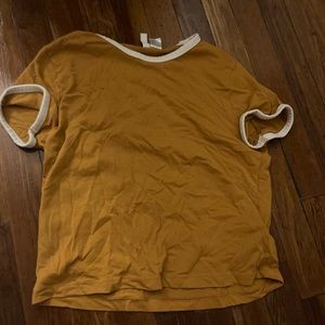 Mustard yellow cute top